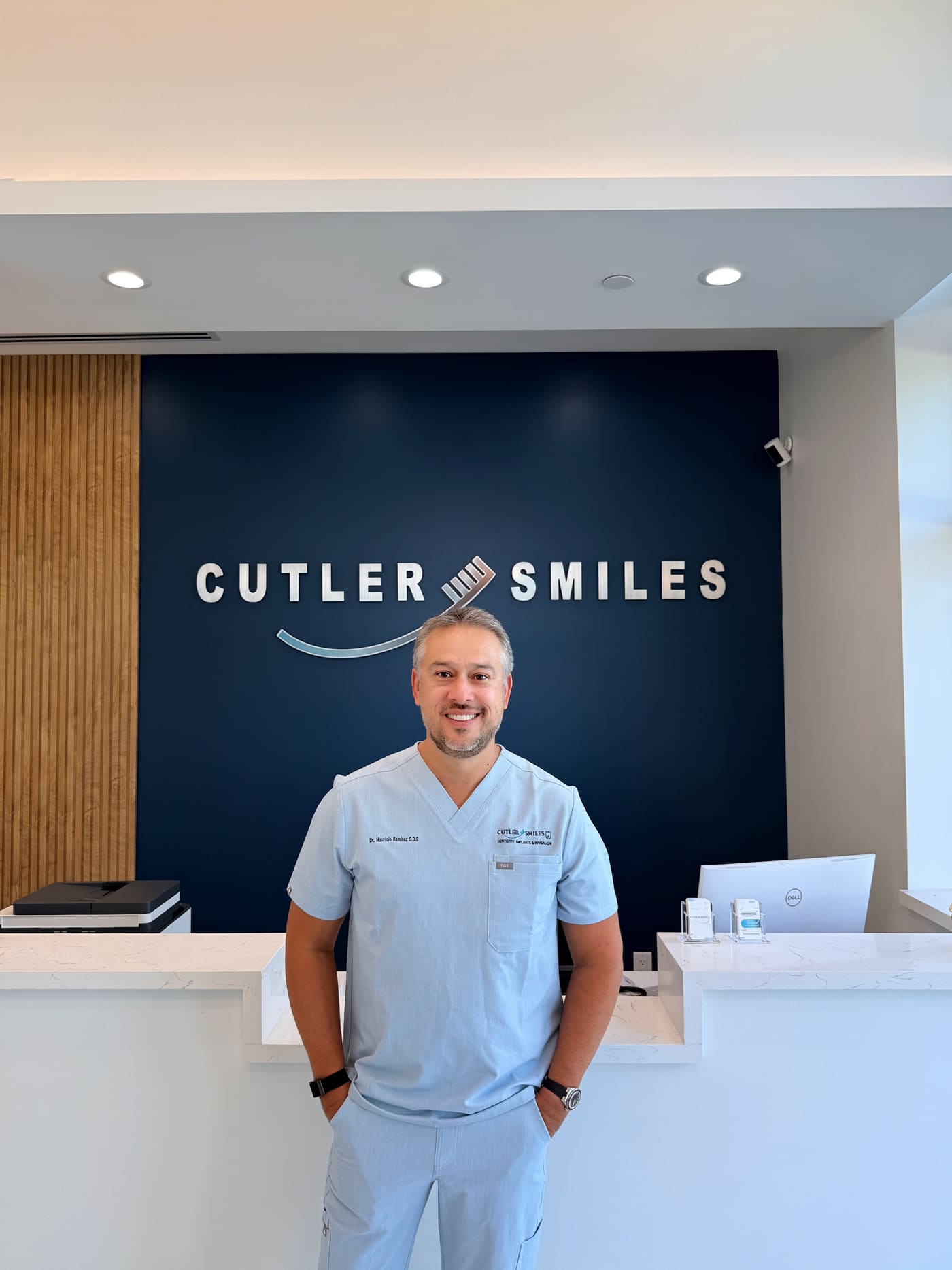 Dr. Mauricio Ramirez at Cutler Smiles dental office in Cutler Bay FL